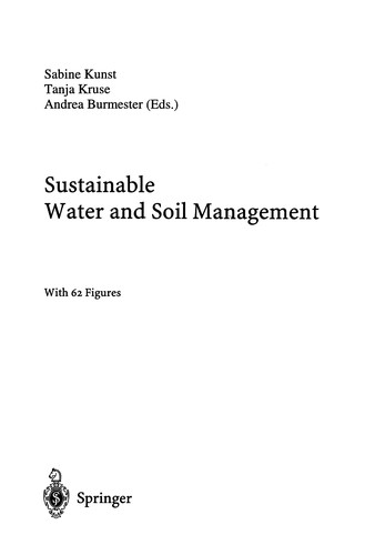 Sustainable Water and Soil Management