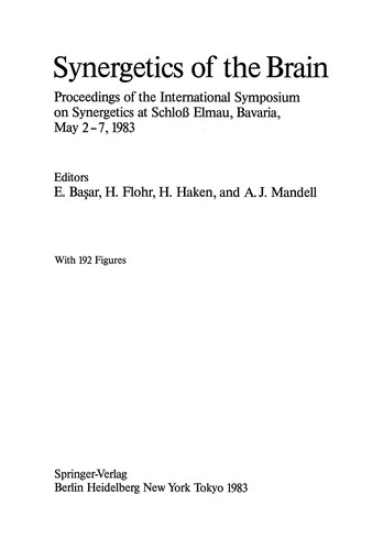 Synergetics of the brain