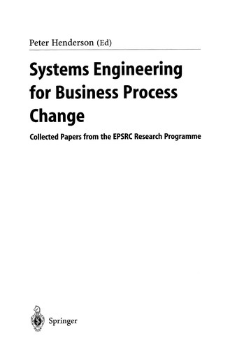 Systems Engineering for Business Process Change
