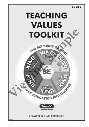 Teaching values toolkit