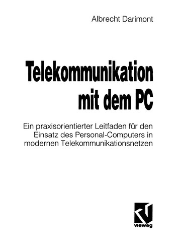 Telekommunikation mit dem PC