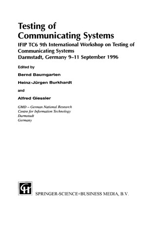 Testing of communicating systems