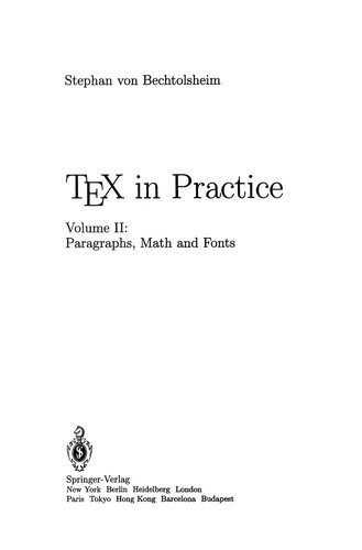 TEX in Practice