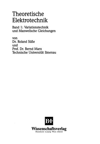 Theoretische Elektrotechnik