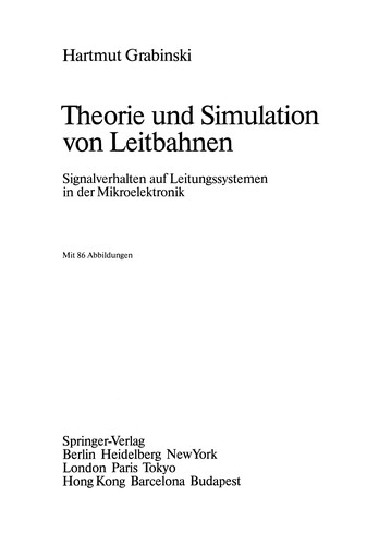 Theorie und Simulation von Leitbahnen