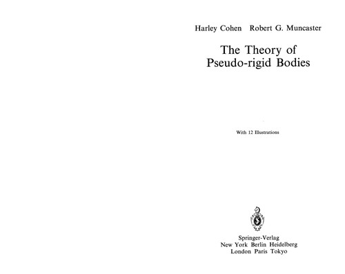 The theory of pseudo-rigid bodies
