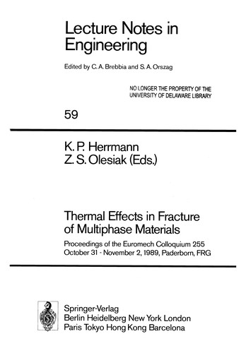 Thermal Effects in Fracture of Multiphase Materials