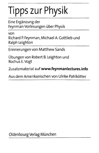 Tipps zur Physik