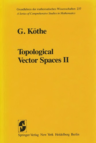 Topological vector spaces