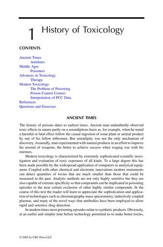 Toxicology
