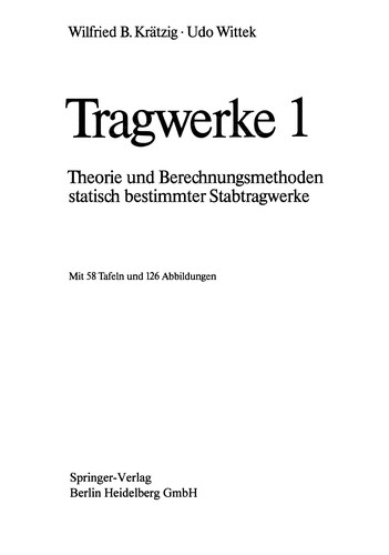 Tragwerke 1