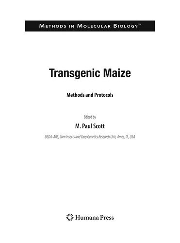 Transgenic maize