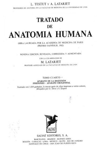 Tratado de anatomía humana