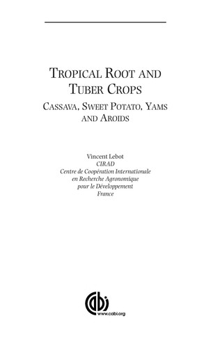 Tropical root and tuber crops