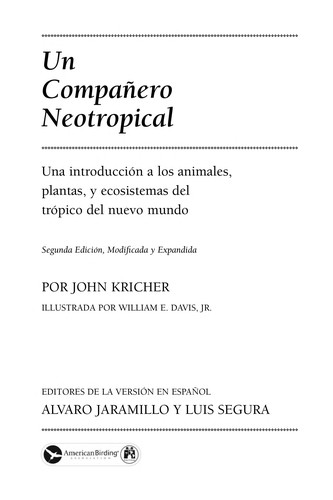 Un compañero neotropical