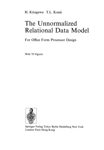 The Unnormalized Relational Data Model