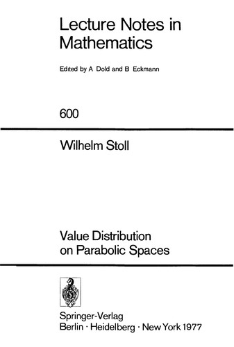 Value distribution on parabolic spaces