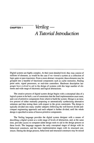 The Verilog® Hardware Description Language