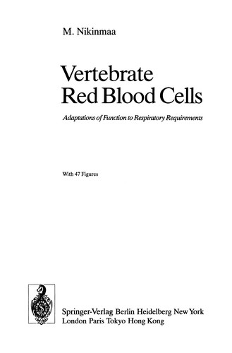 Vertebrate Red Blood Cells