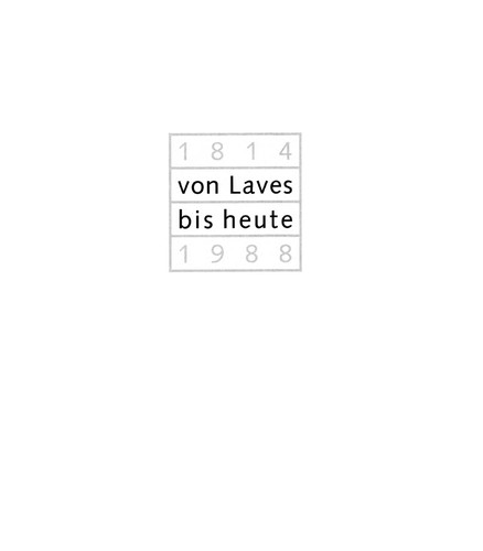 Von Laves bis heute