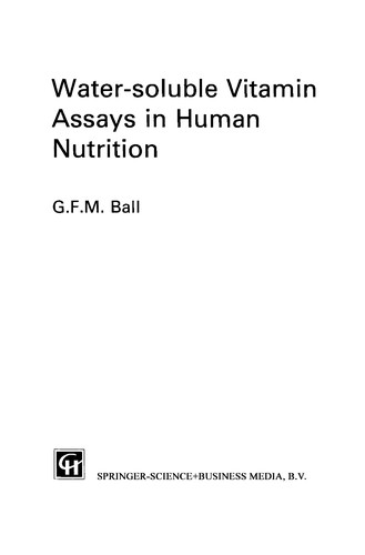 Water-soluble Vitamin Assays in Human Nutrition