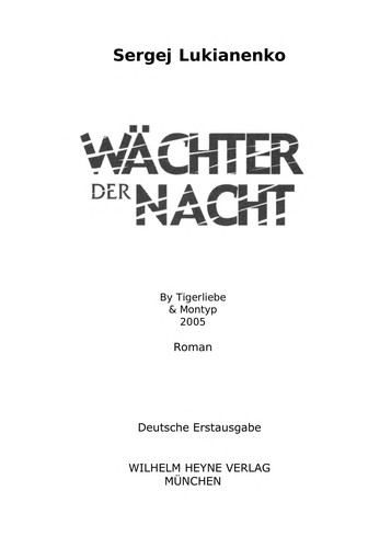 Wa chter der Nacht