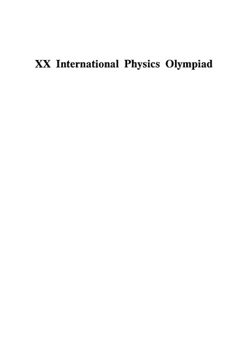 XX International Physics Olympiad