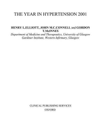 The year in hypertension 2001