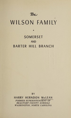 The Wilson family