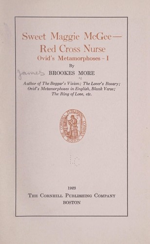 Sweet Maggie McGee--Red cross nurse