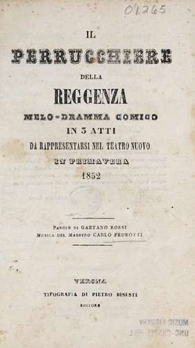Il perrucchiere della reggenza