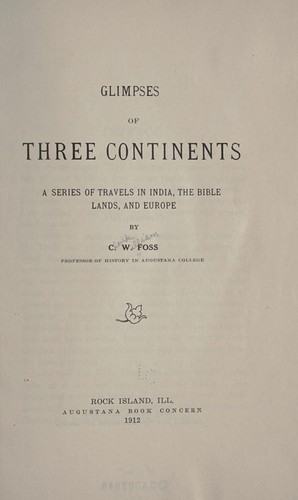 Glimpses of three continents
