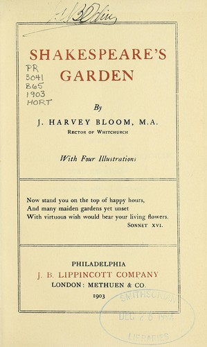 Shakespeare's garden