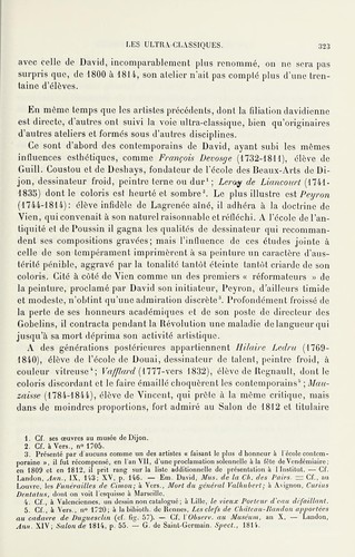 L'art français sous la révolution et l'empire