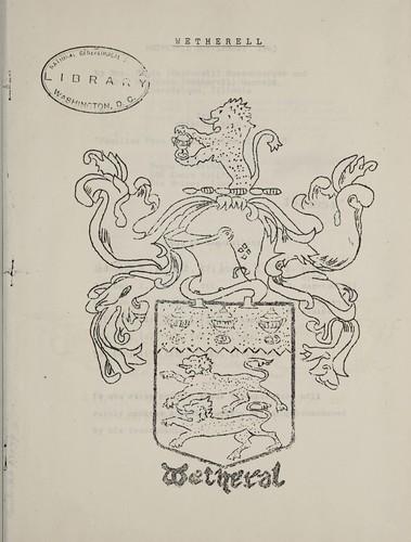 Wetherell supplement, 1963