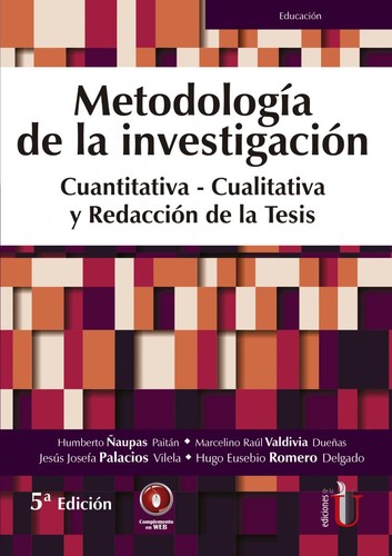 Metodologia de la investigacion : cuantitativa, cualitativa y redaccion de la tesis - 5. edicion