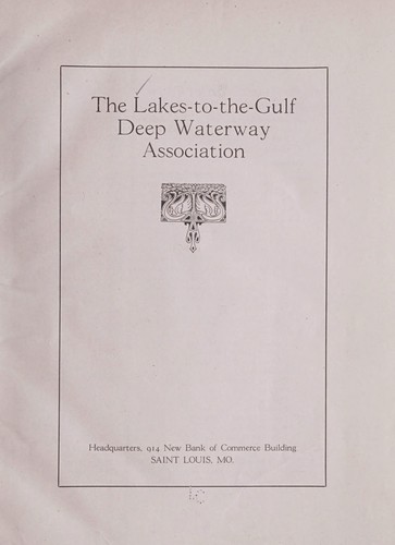 [The deep waterway between the Great Lakes and the Gulf of Mexico
