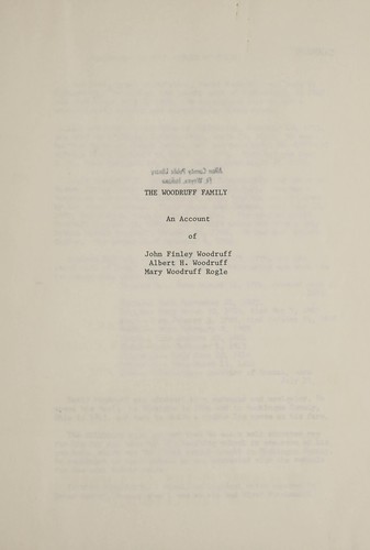[The Woodruff family