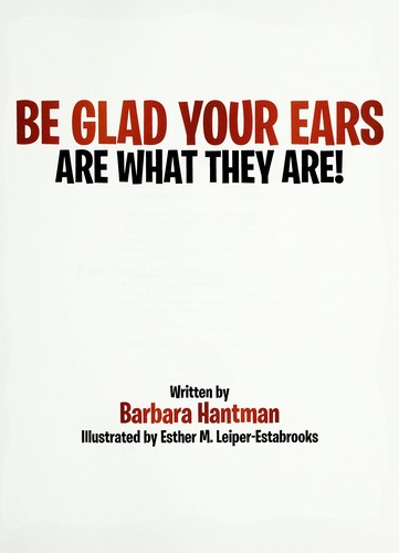 Be glad your ears are what they are!