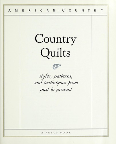 Country quilts