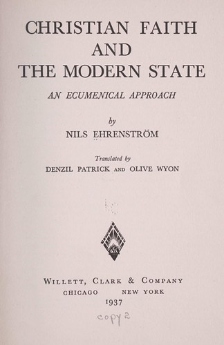 Christian faith and the modern state