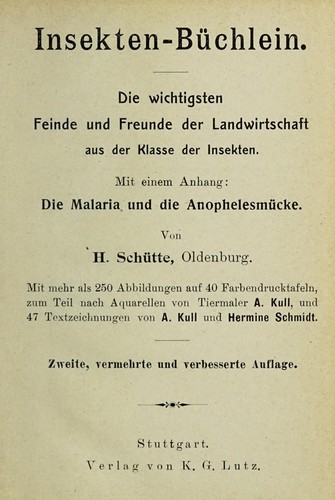 Insekten-Büchlein