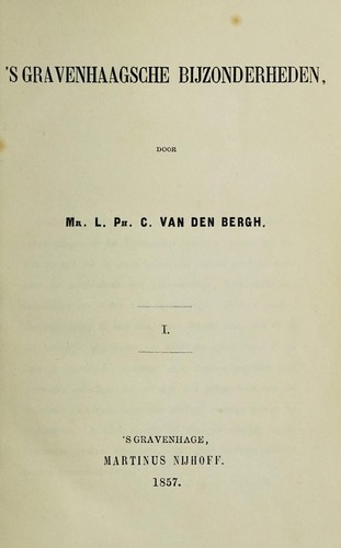 's Gravenhaagsche bijzonderheden