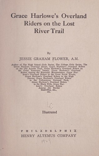 Grace Harlowe's overland riders on the Lost River trail