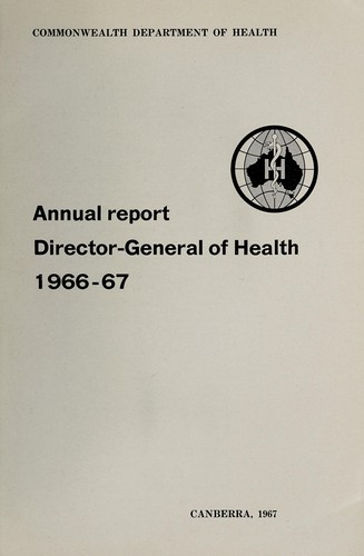 Report of the Director-General of Health