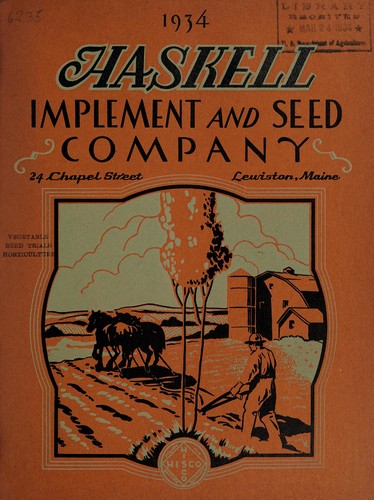 Haskell Implement and Seed Company, 1934