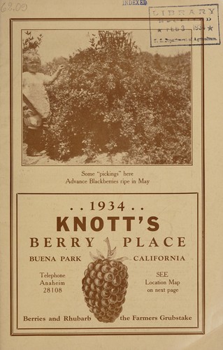 Knott's Berry Place, 1934