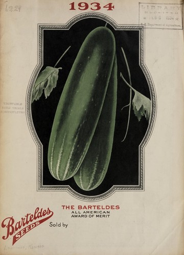 Barteldes seeds, 1934