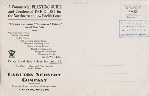 A commercial planting guide and condensed price list for the Northwest and the Pacific Coast