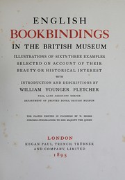 English bookbindings in the British museum